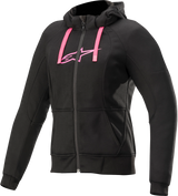 Women\'s Sport Jacket/Hoodie - Black/Pink- Large