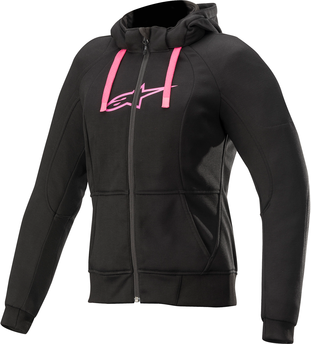 Women\'s Sport Jacket/Hoodie - Black/Pink- Large