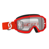 Primal Goggles - Red/White - Clear