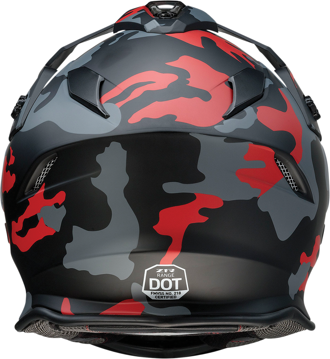 Range Helmet - Camo - Red - 2XL