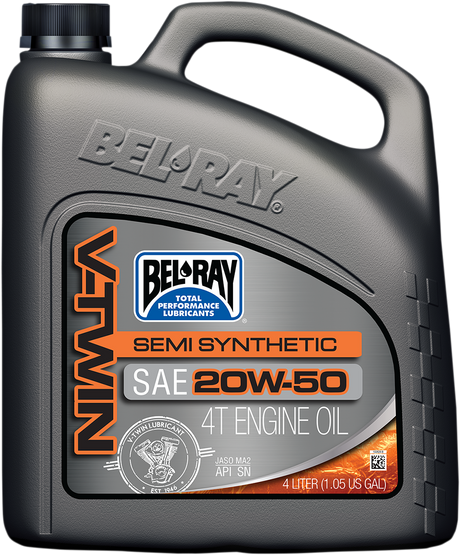 V-Twin Semi-Synthetic Oil - 20W-50 - 4L