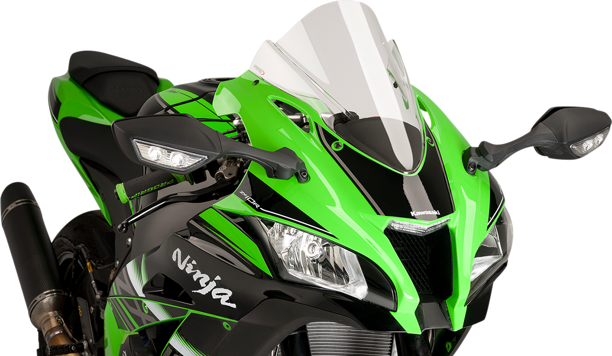 Race Windscreen - 14-1/4\" - Clear - ZX10R 2016 - 2020