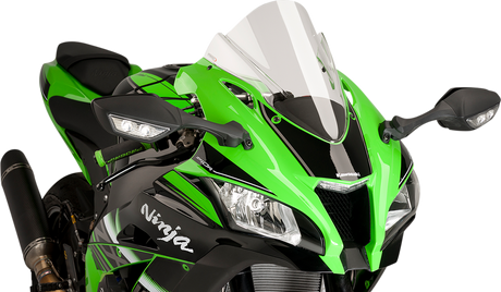 Race Windscreen - 14-1/4\" - Clear - ZX10R 2016 - 2020