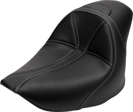 Dominator Solo Seat - w/o Backrest - Black w/ Gray Stitching - FL/FX \'06-\'17 2006 - 2017