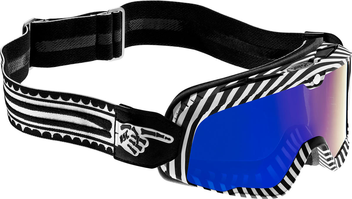 Barstow Goggles - Death Spray - Blue Mirror