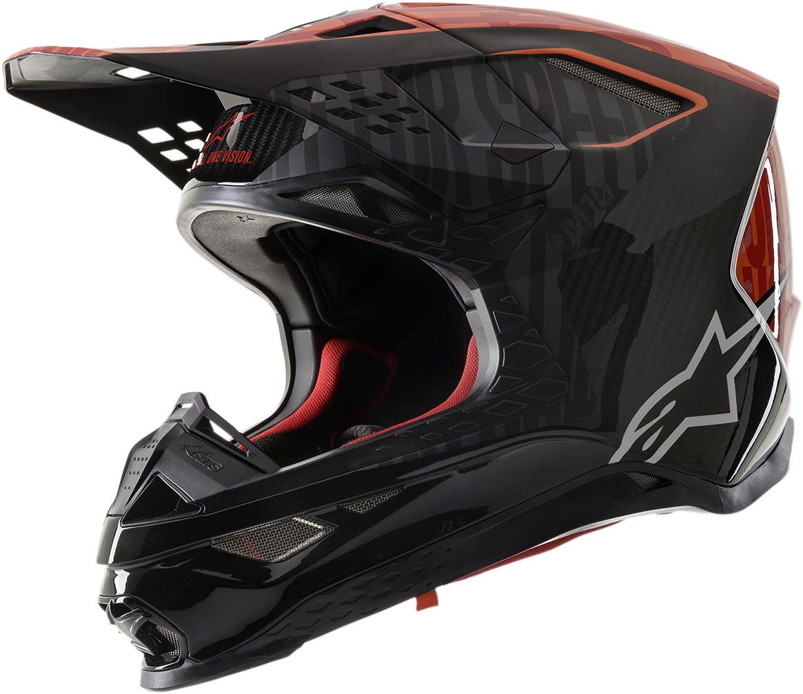 Supertech M10 Helmet - Alloy - MIPS - Black/Orange/Red - XS