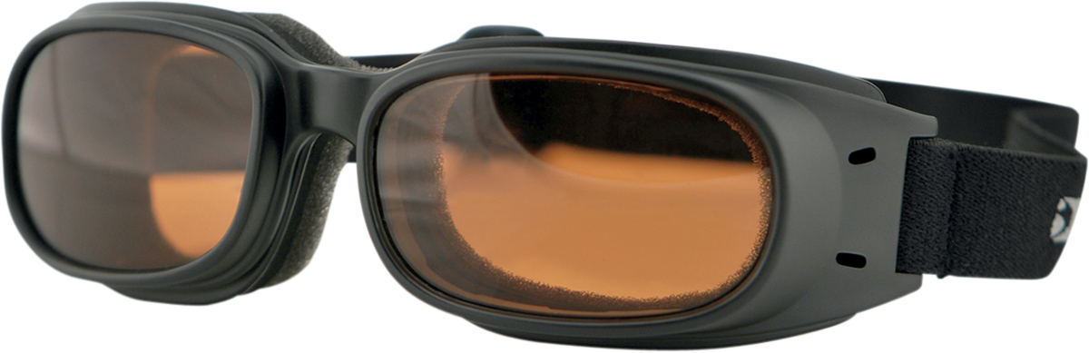 Piston Goggles - Matte Black - Amber