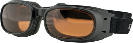 Piston Goggles - Matte Black - Amber