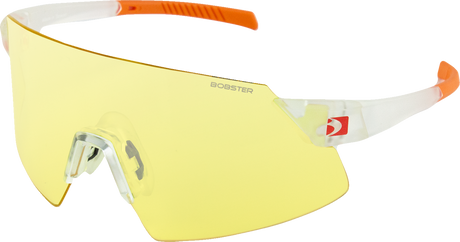 Cadence Sunglasses - Matte Clear/Orange