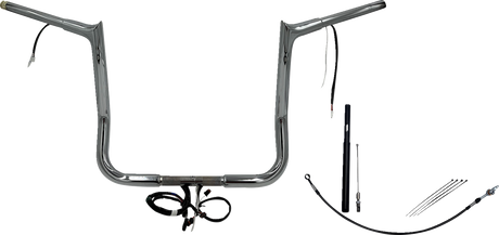 Handlebar Kit - Pointed Top - 14\" - Chrome 2021 - 2022