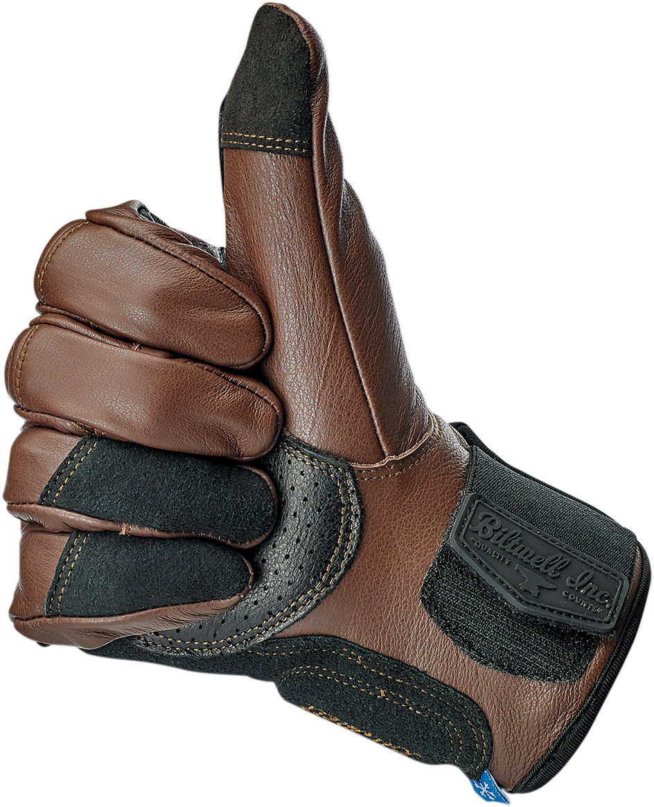 Belden Gloves - Chocolate/Black - XS