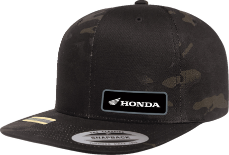 Honda Snapback Hat - Camo Black