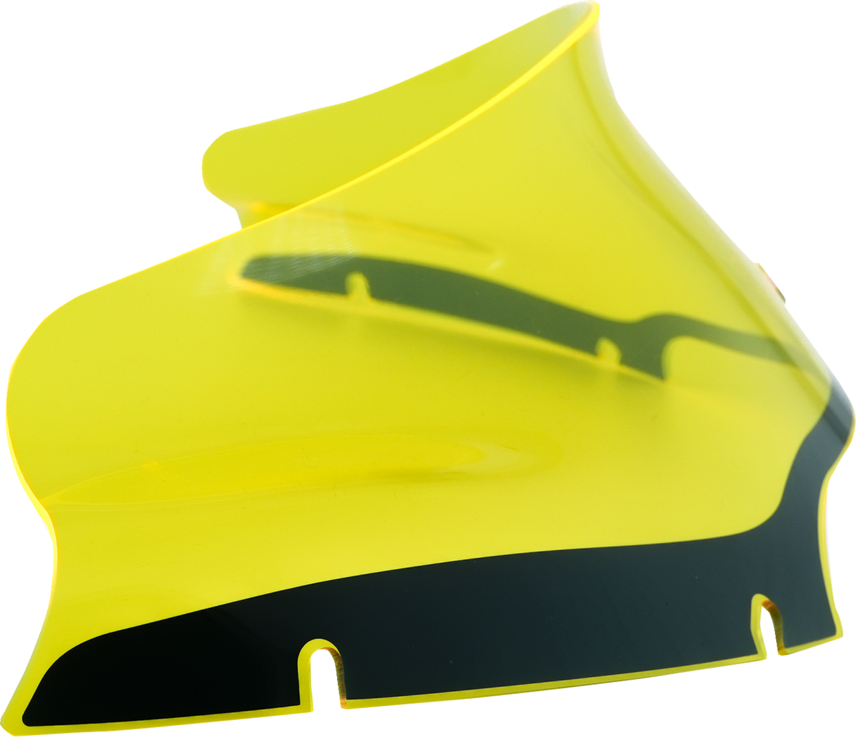 Kolor Flare™ Windshield - 6\" - Yellow Ice - FLTR 2015 - 2023