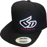 6D Logo Classic Snapback Hat - Black - One Size