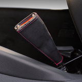 Seat Belt Covers - Black w/ Red Stitching 2015 - 2023