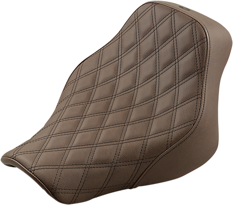 Renegade Solo Seat - Lattice Stitched - Brown - FL \'18-\'20 2018 - 2020