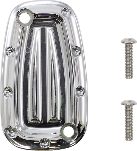 Rear Master Cylinder Cover - Dimpled - Chrome 2018 - 2023