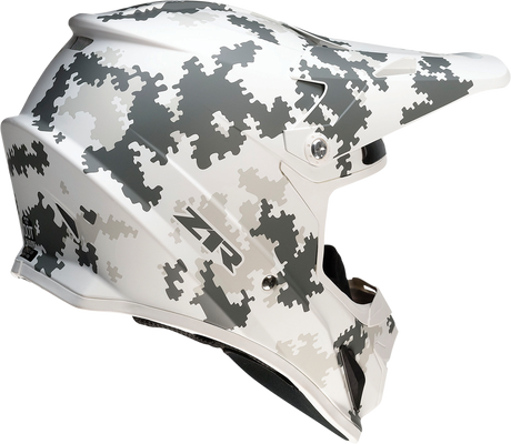 Rise Helmet - Snow Camo - White/Gray - XS