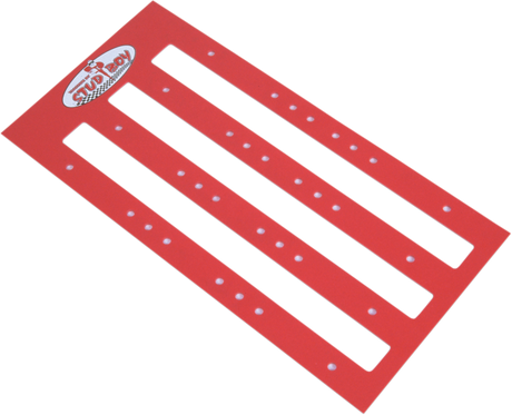 Studding Template - Track Stud - Red Trail - 2.52\" Pitch