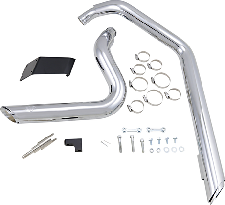 Shortshots Staggered Exhaust System - Chrome 1999 - 2003