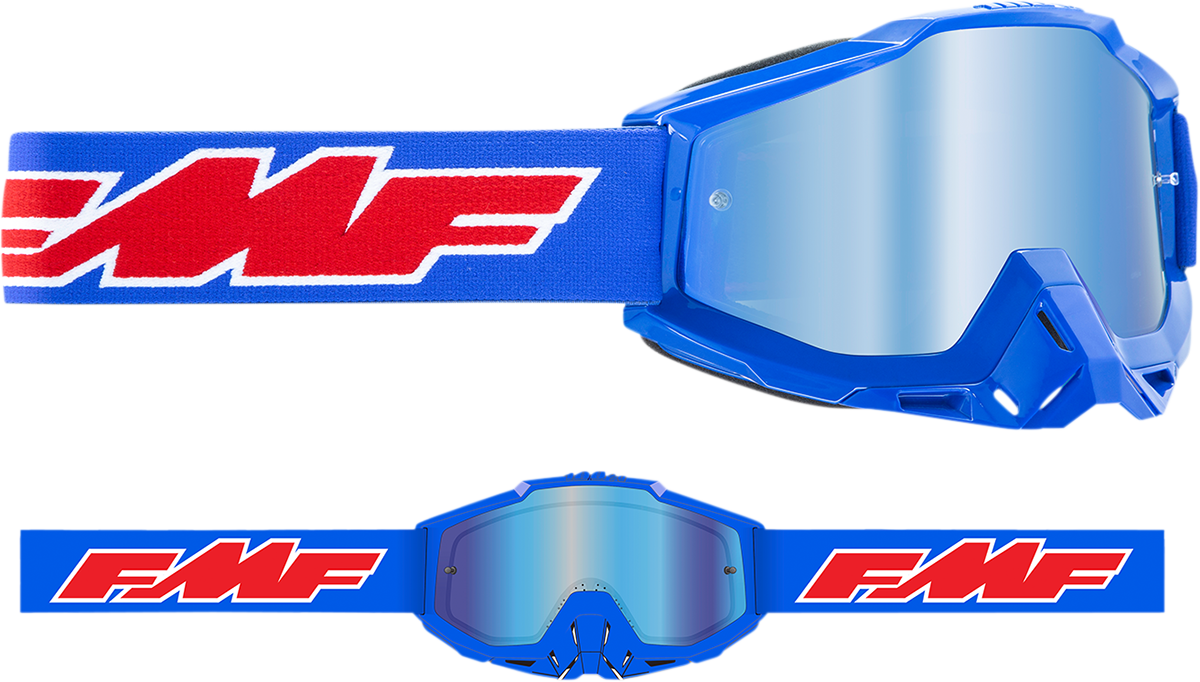 PowerBomb Goggles - Rocket - Blue - Blue Mirror