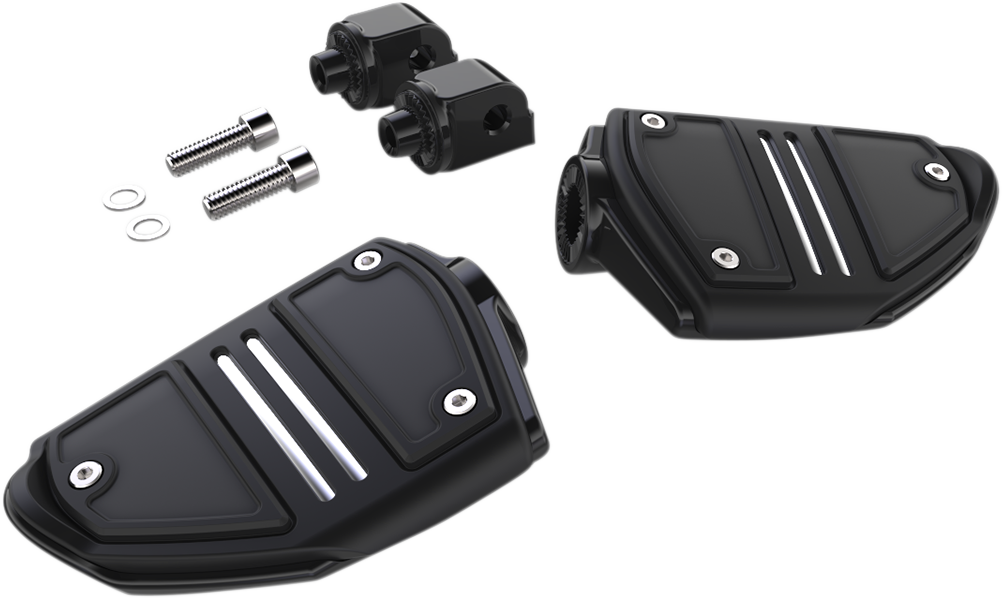 Twin Rail Footpeg - With Mount - Black - Softail 2018 - 2020