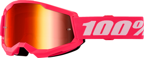 Strata 2 Goggle - Pink - Red Mirror