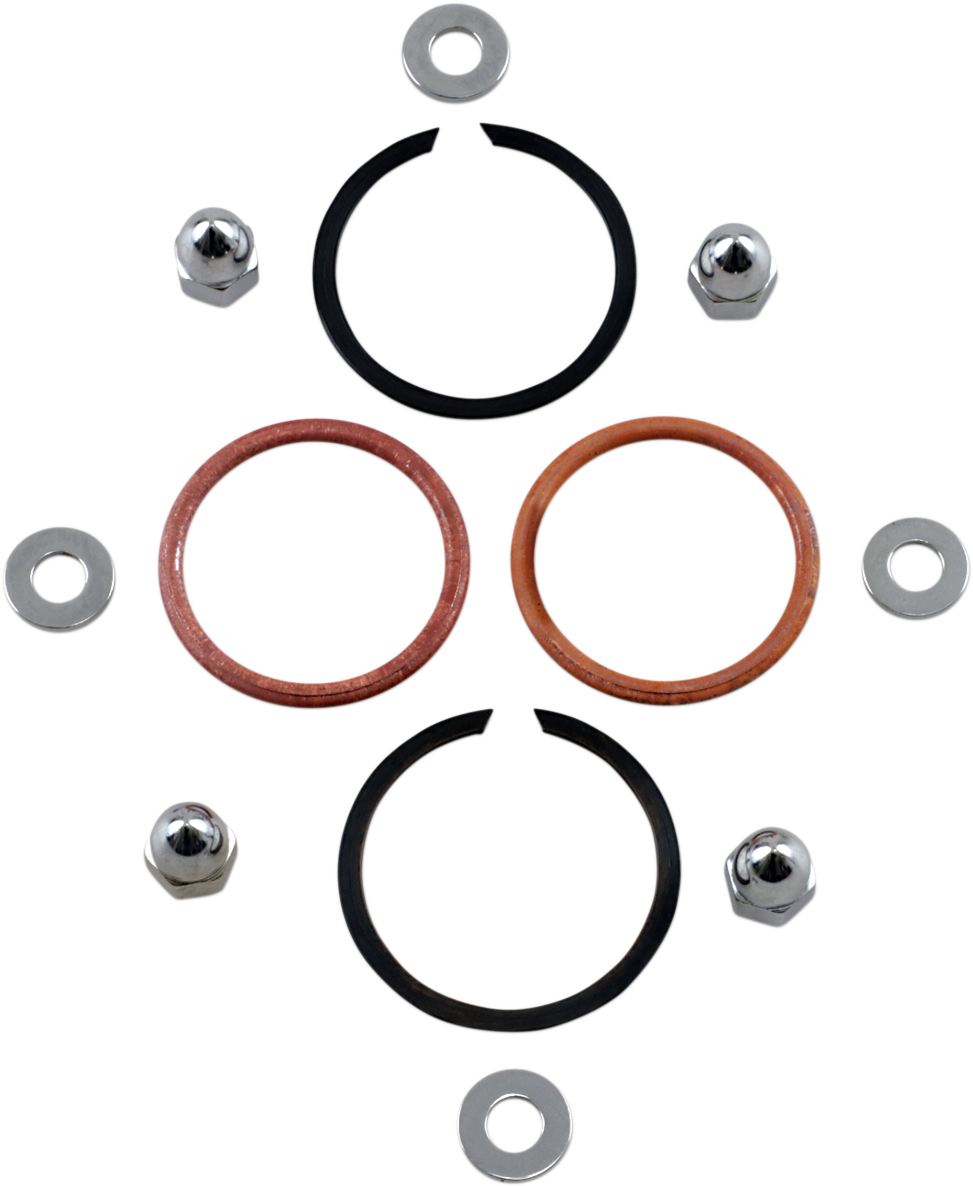 Exhaust Port Copper Gasket Kit - Big Twin/XL 1982 - 2020