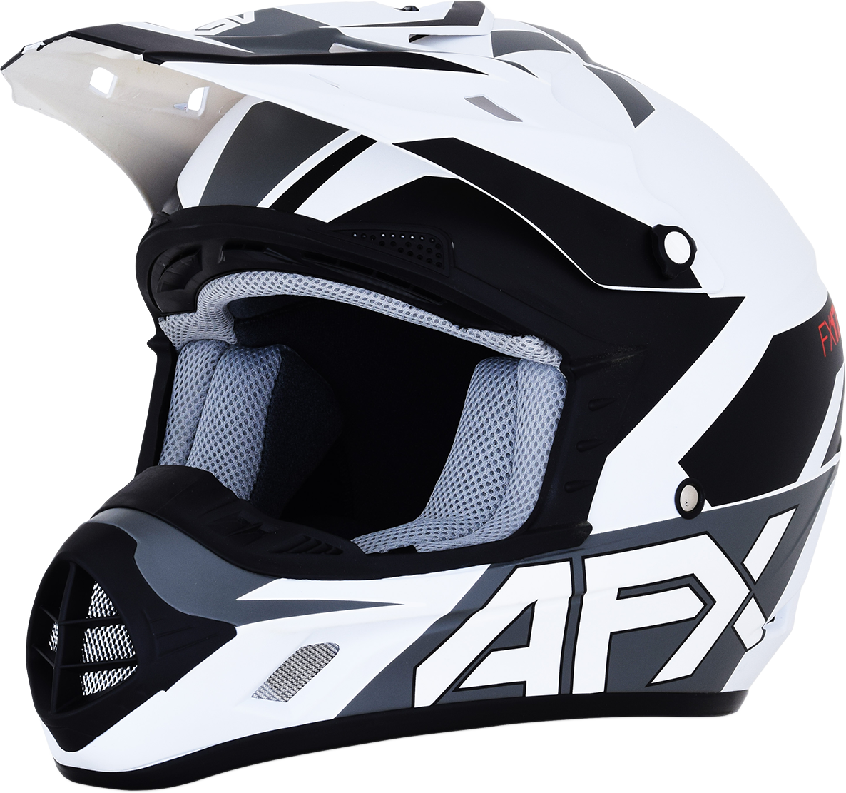 FX-17 Helmet - Aced - Matte White/White - Large