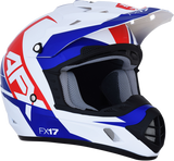 FX-17 Helmet - Aced - Red/White/Blue - Large