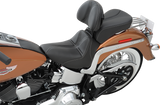 Dominator Solo Seat - w/o Backrest - Black w/ Gray Stitching - FLSTC/N \'06-\'17 2006 - 2017