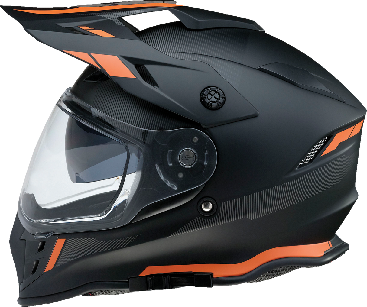 Range Helmet - Uptake - Black/Orange - Large