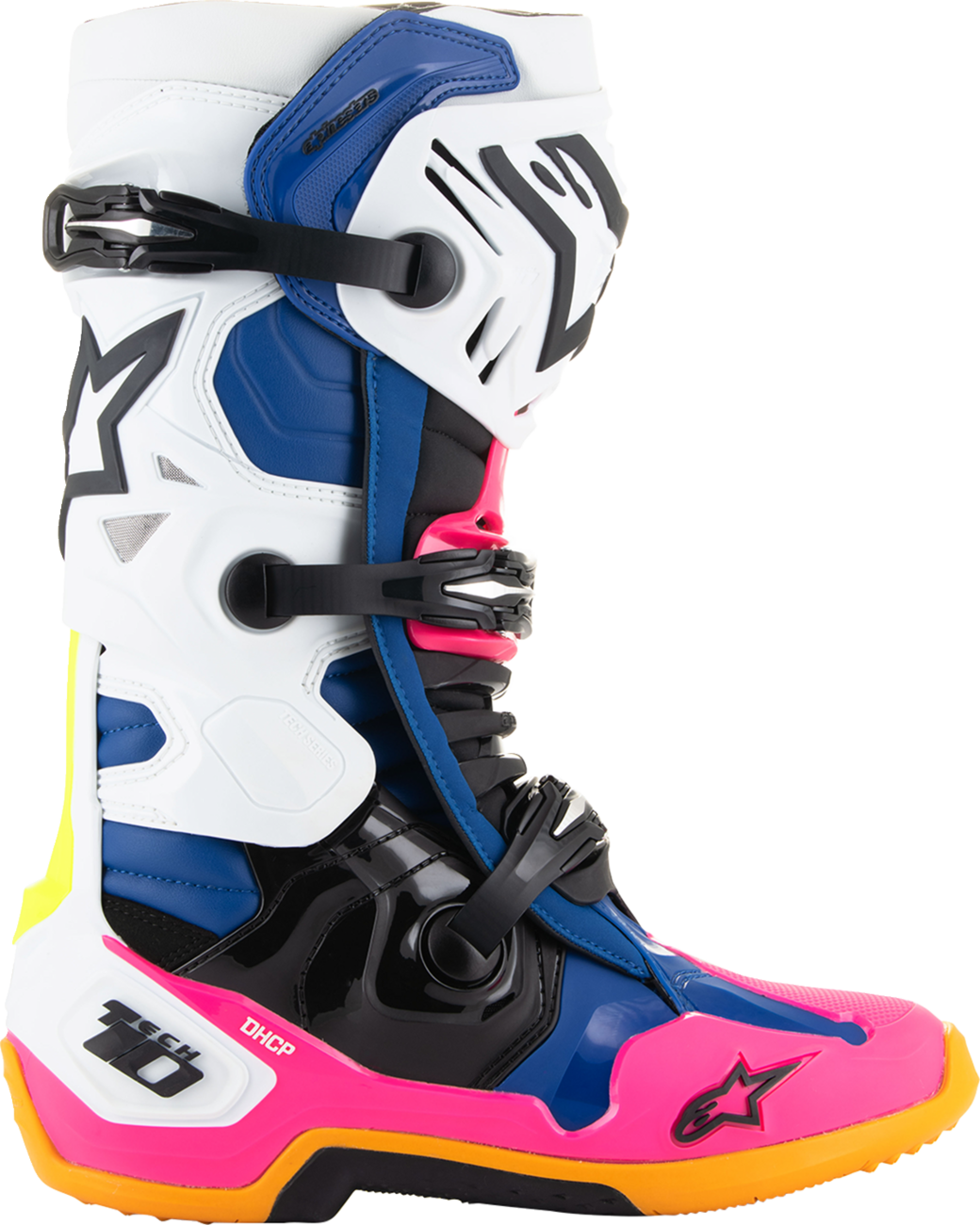 Daytona Coast Limited Edition Tech 10 Boots - White/Blue/Pink - US 8