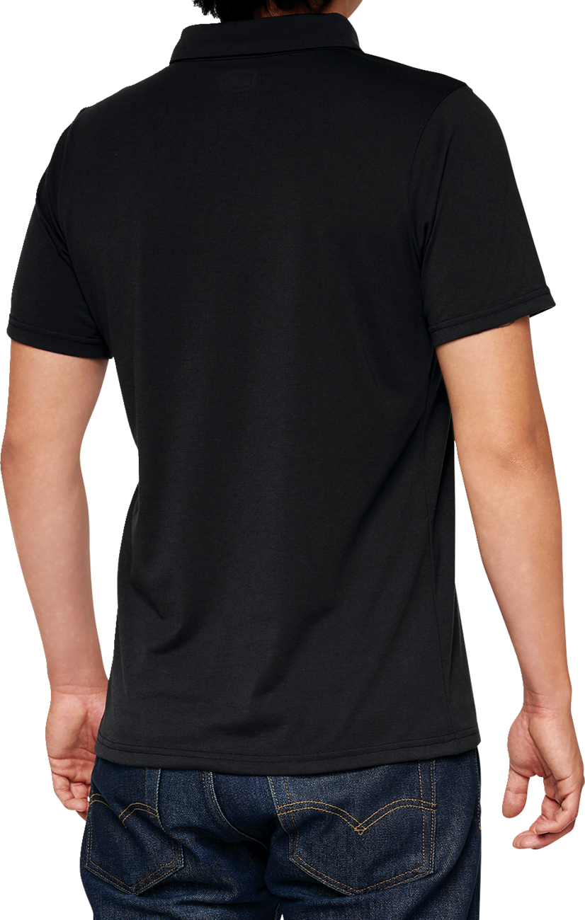 Corpo Polo Shirt - Black/Gray - Small