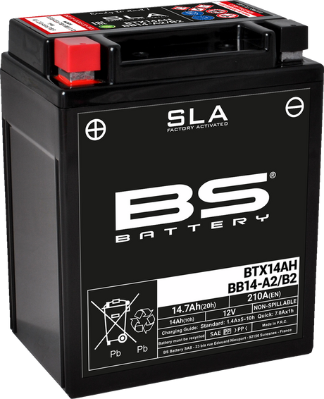 Battery - BTX14AH (YTX) 1987 - 2023