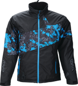 Pivot 7 Jacket - Camo Black/Blue - 2XL