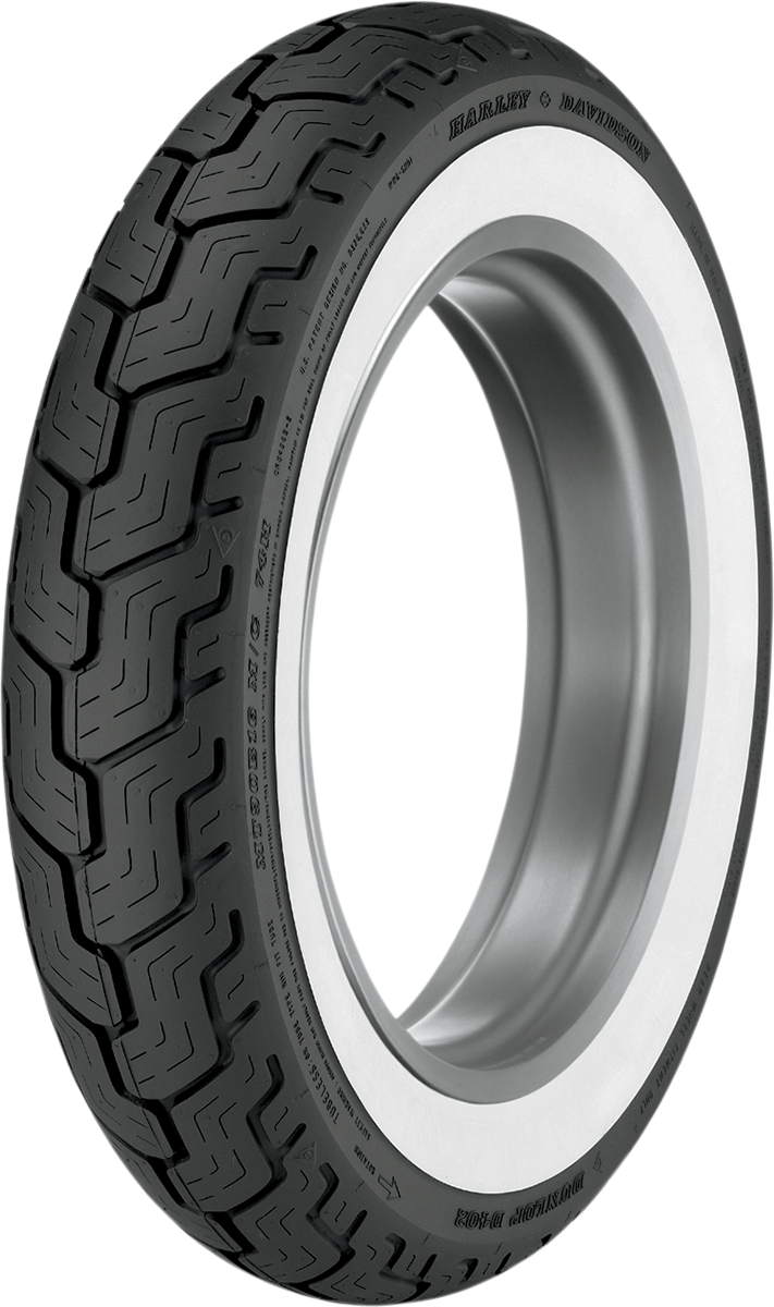 Tire - D402 - Rear - MT90-16 - Wide Whitewall - 74H