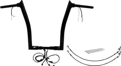 Handlebar Kit - Pointed Top - 16\" - Black 2016 - 2020