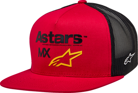 First Moto Trucker Hat - Red/Black - One Size