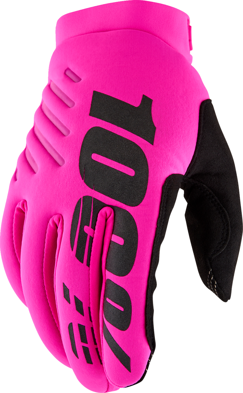 Women\'s Brisker Gloves - Neon Pink/Black - Small