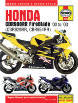 Manual - Honda CBR929/954 2000 - 2003