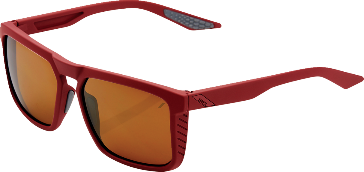 Renshaw Glasses - Crimson - Bronze