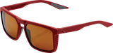 Renshaw Glasses - Crimson - Bronze