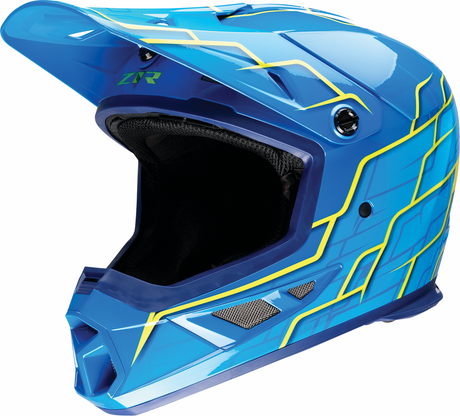 Rise 2.0 Helmet - Hyacinth - Teal/Yellow - XS