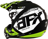 FX-17Y Helmet - Attack - Matte Black/Green - Small