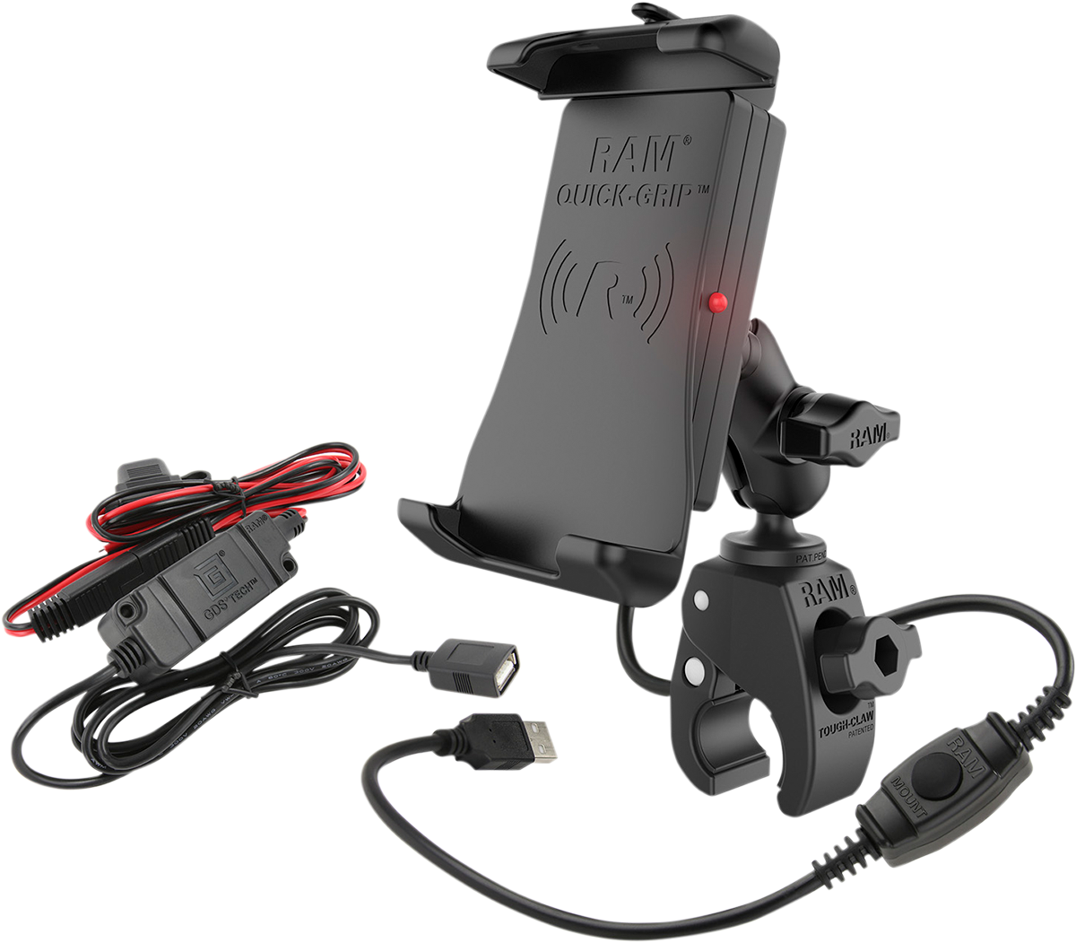 Device Holder - Quick-Grip™ - Charging - Wireless - Waterproof - Tough Claw™