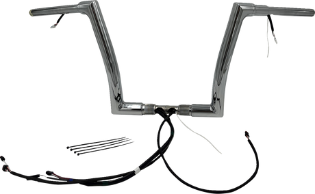 Handlebar Kit - Flat Top - 12\" - Chrome 2021 - 2022