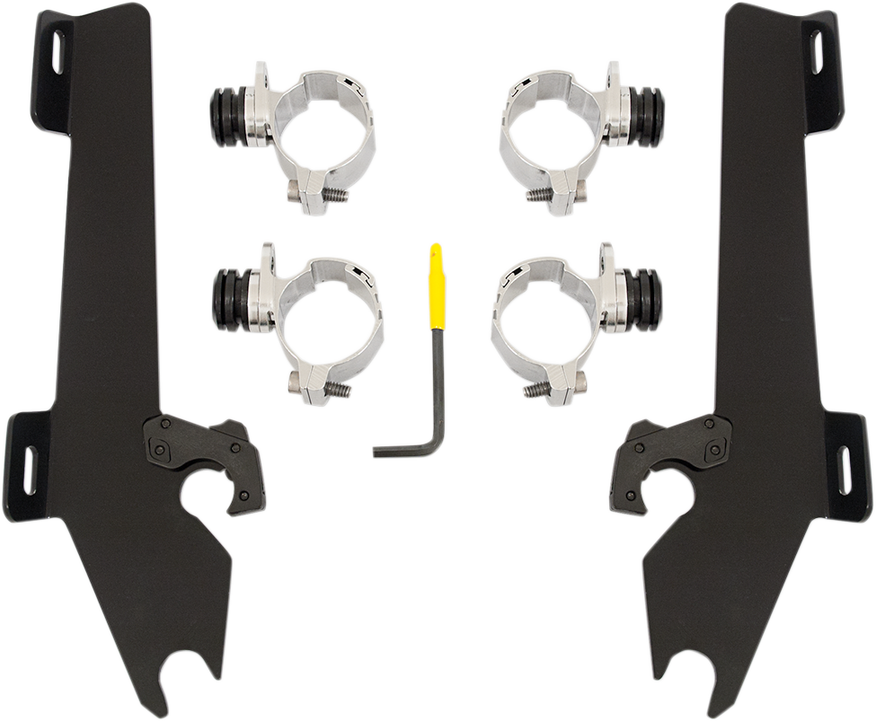 Batwing Trigger Lock Mounting Kit - Vegas - Black 2004 - 2013