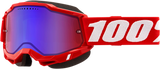 Accuri 2 Snow Goggles - Red - Red/Blue Mirror