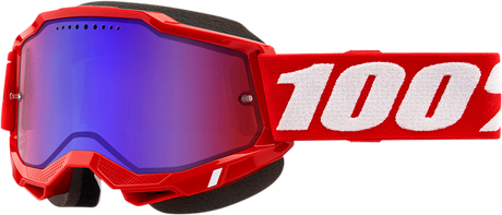 Accuri 2 Snow Goggles - Red - Red/Blue Mirror